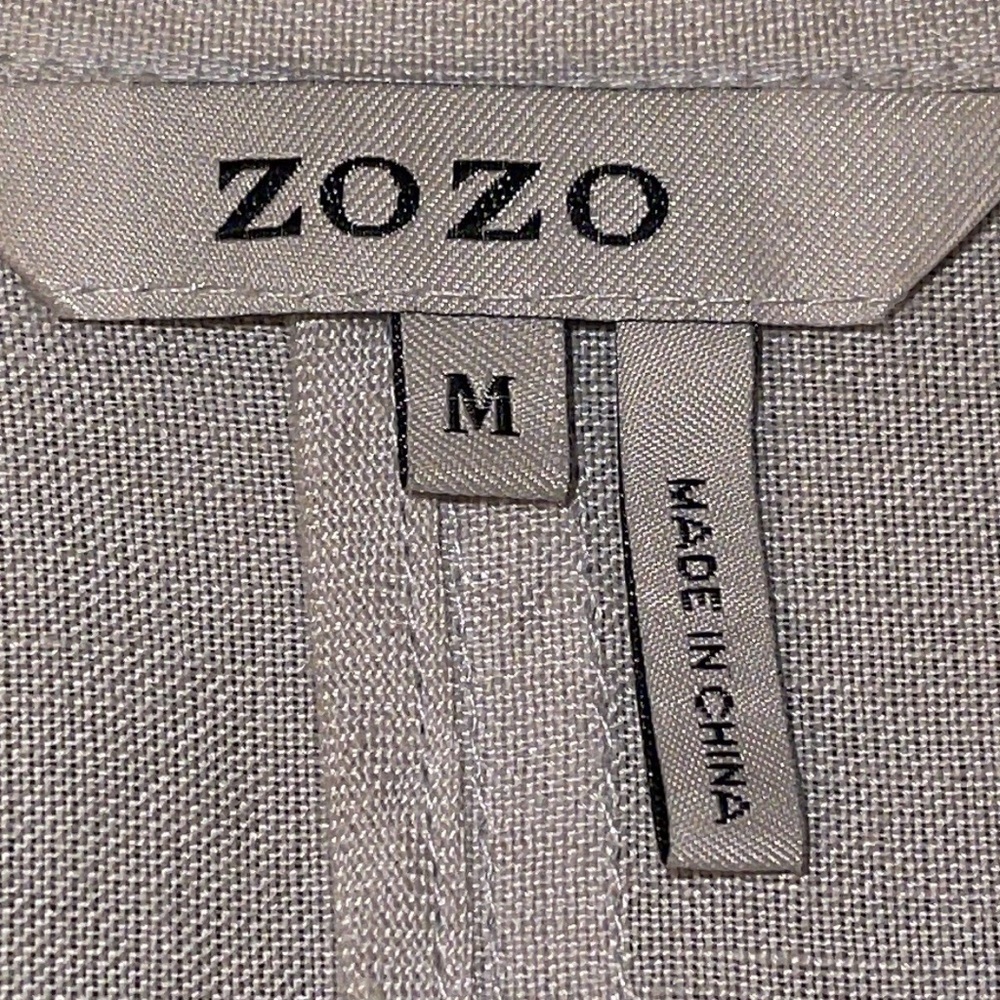 ZOZO Linen Blend Blazer Sz. MD - Picture 16 of 16